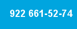 922 661-52-74
